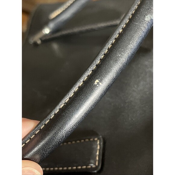 Vintage Coach Hampton Black Leather Purse Y2K Handbag E2J7757 - Picture 9 of 10